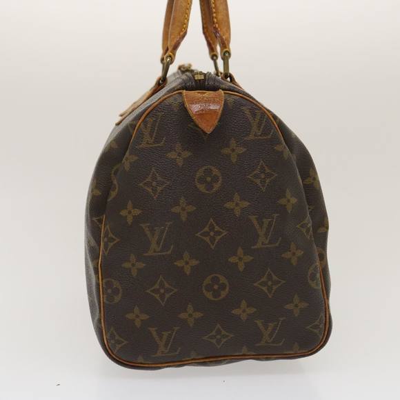 LOUIS VUITTON Monogram Speedy 30 Hand Bag M41526 LV Auth ds510 - Picture 4 of 10